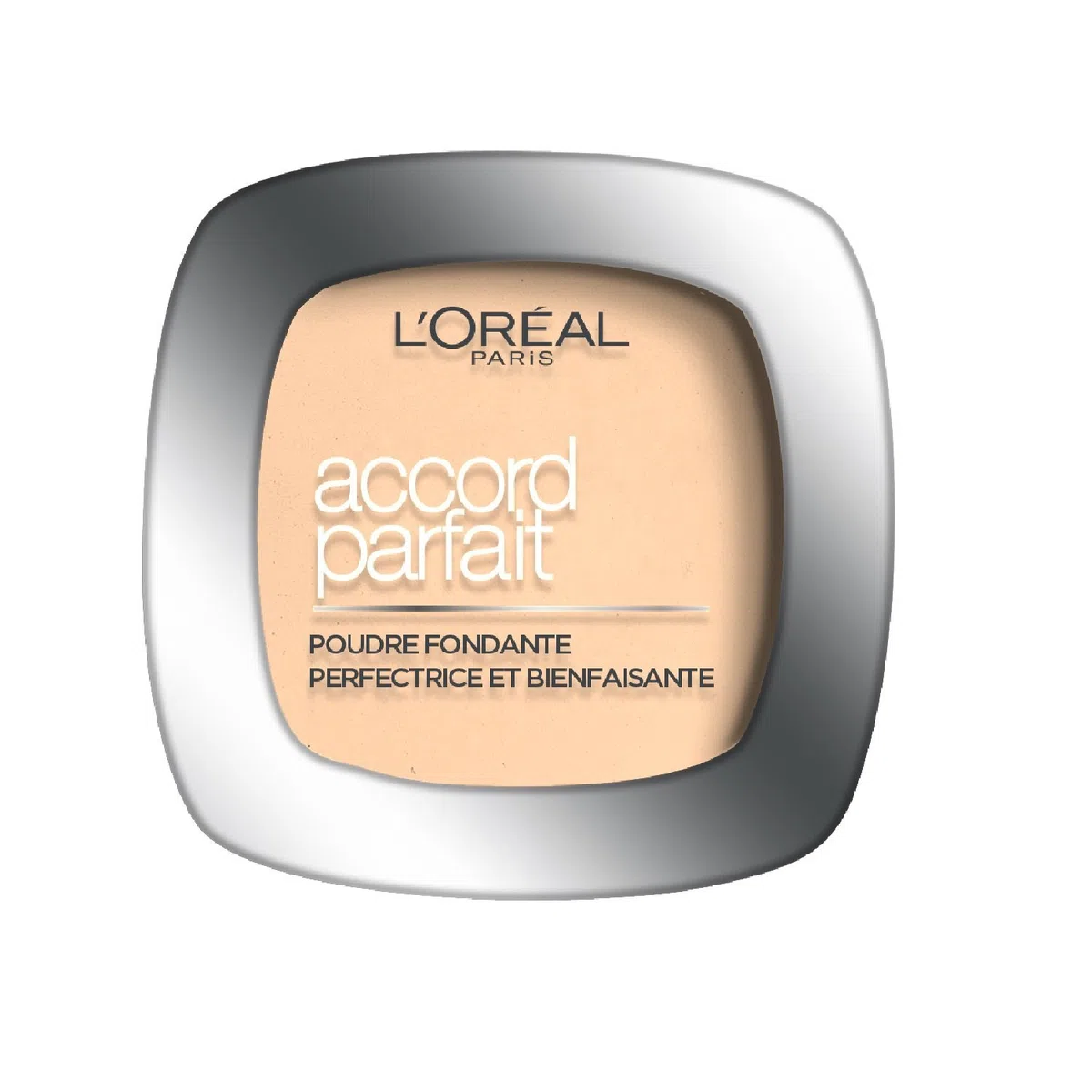 L'Oréal Paris Cipria Uniformante e Fissante, Per Tutti i Tipi di Pelle, Pelle Setosa e Risultato Naturale, Arricchita con Pigmenti Minerali e Acido Ialuronico, Accord Parfait, 2R Vanille Rosé