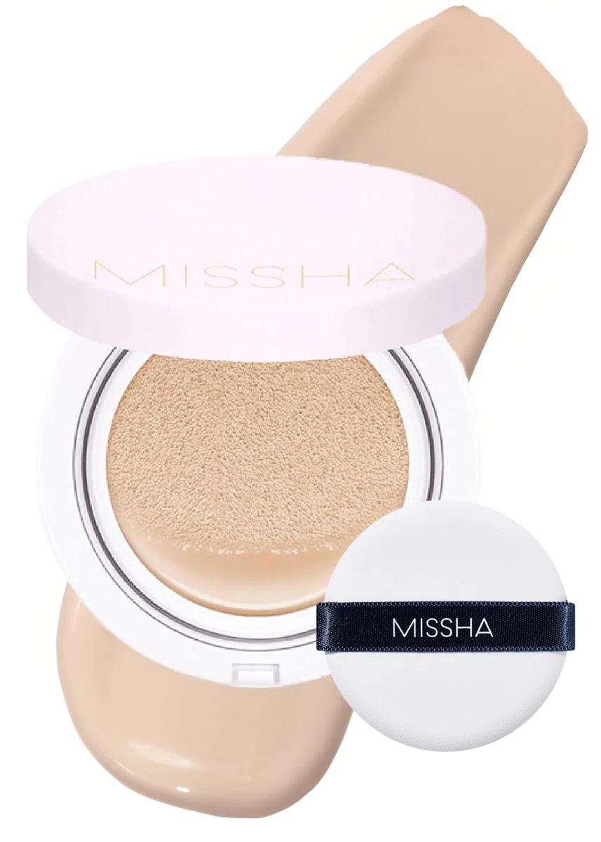 Missha Magia Cuscino Copertina Lasting Fondazione Spf50+, 21 Chiaro Beige, 15 g