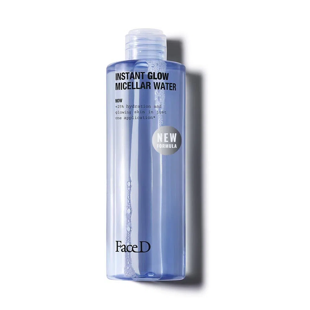 Face D - Acqua Micellare Viso e Occhi Idratante con Acido Ialuronico - 400 ml