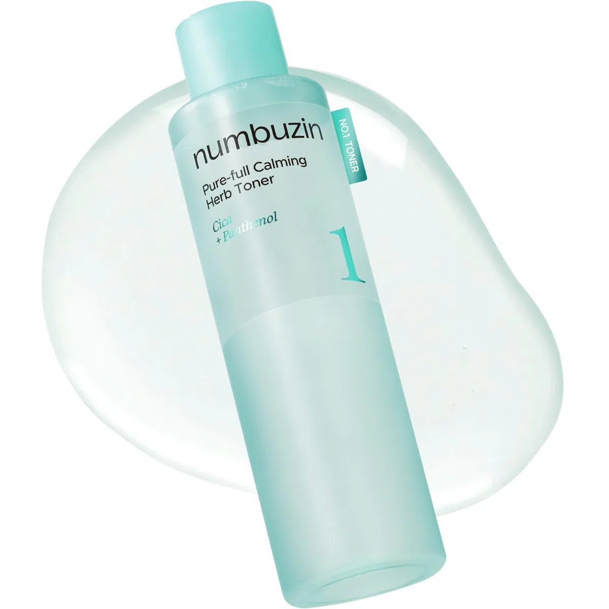 numbuzin No.1 Toner | Pure-Full Calming Herb Toner | Breakouts, Redness, Excess Oil Control | Centella Asiatica, Heartleaf, Licorice Root | Acne-Prone, Sensitive Skin | 300 ml