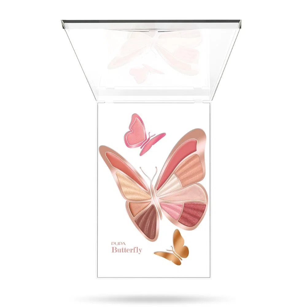 Pupa Trousse Butterfly N.001 - Cofanetto Make Up Occhi E Labbra